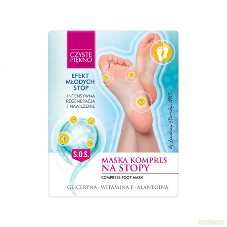 CZYSTE PIĘKNO MASKA Kompres na stopy