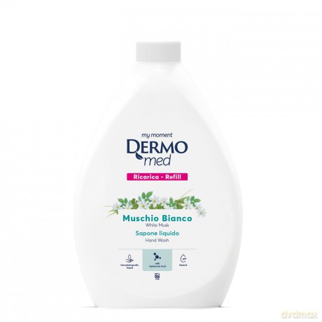 DERMOMED Mydło w płynie 1000 ml zapas MUSCHIO BIANC