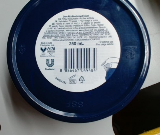 DOVE KREM nawilżający 250 ml