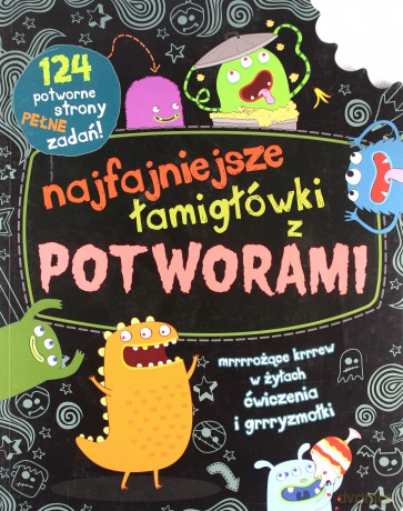Najfajniejsze łamigłówki z potworami [KSIĄŻKA]