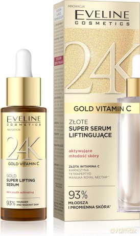 EVELINE 24K Gold&Vit C Serum liftingujące 30 ml