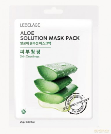 LEBELAGE Maseczka w płachcie ALOE SOLUTION
