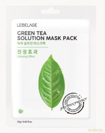LEBELAGE Maseczka w płachcie GREEN TEA SOLUTION
