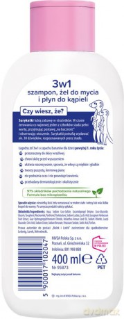 NIVEA BAMBINO Żel do ciała/wł 400 ml Bolek-Surykat