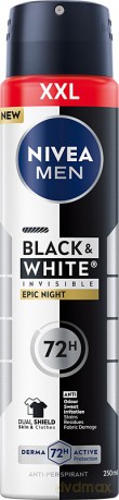 NIVEA DEO 250 ml Spray męski B&W EPIC NIGHT