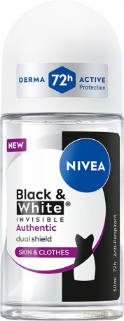 NIVEA DEO Roll-on damski B&W AUTHENTIC