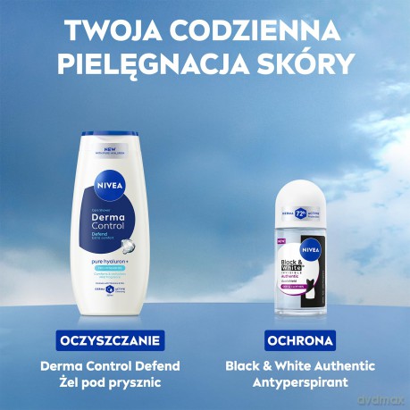 NIVEA DEO Roll-on damski B&W AUTHENTIC