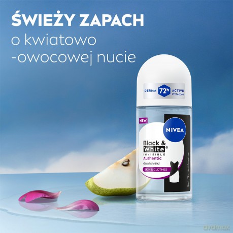 NIVEA DEO Roll-on damski B&W AUTHENTIC