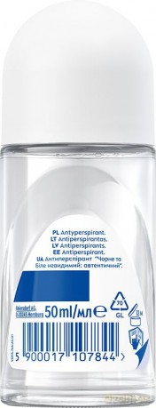 NIVEA DEO Roll-on damski B&W AUTHENTIC
