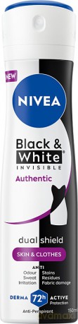 NIVEA DEO Spray damski INVISIBLE AUTHENTIC 150 ml