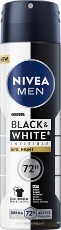 NIVEA DEO Spray męski B&W EPIC NIGHT 150 ml