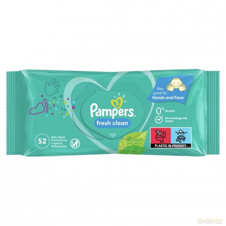 P&G PAMPERS Chusteczki nawilżane 52szt Fresh Clean