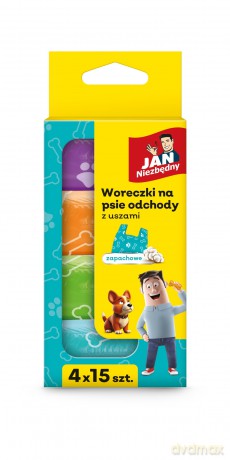 SAR JAN NZ WORKI na Psie odchody 4x15szt