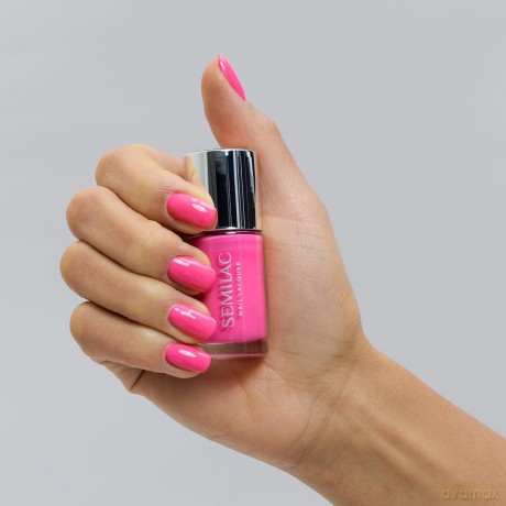 SEMILAC LAKIER KLASYCZNY 119 Neon Pink 9ml