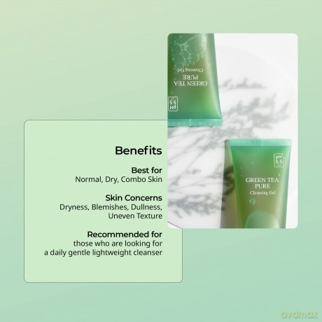 YADAH Green Tea Pure Żel do mycia twarzy 100 ml