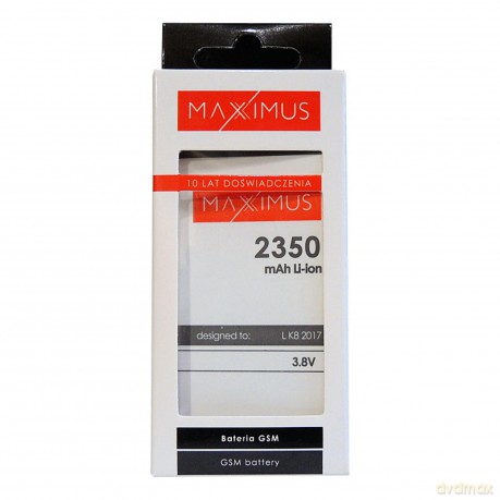 Bateria MAXXIMUS do LG K8 2017 2350mAh