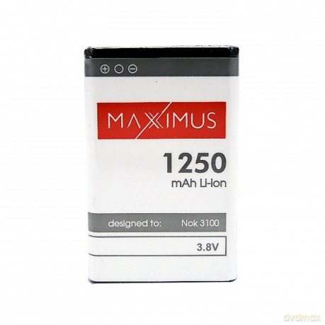 Bateria MAXXIMUS do NOKIA 3100, 3650, 3110c, E50, 6230 1250mAh BL-5C