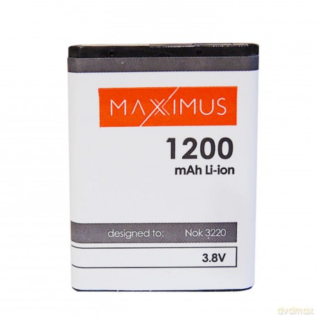 Bateria MAXXIMUS do NOKIA 3220, 5140, N80, 5200, 5300 1200mAh