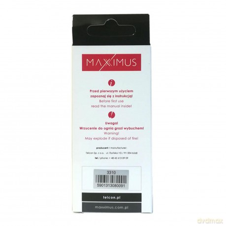 Bateria MAXXIMUS do NOKIA 3310 1700mAh