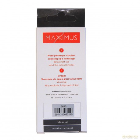 Bateria MAXXIMUS do NOKIA 6610 1500mAh