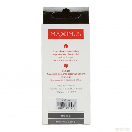 Bateria MAXXIMUS do NOKIA N97 MINI 1450mAh