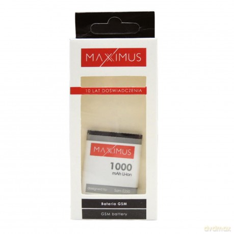 Bateria MAXXIMUS do SAMSUNGA E250 1000mAh
