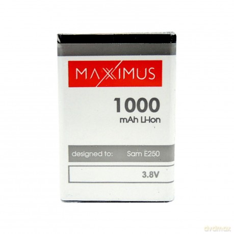 Bateria MAXXIMUS do SAMSUNGA E250 1000mAh