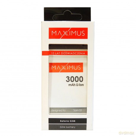 Bateria MAXXIMUS do SAMSUNGA G900 S5 3000mAh