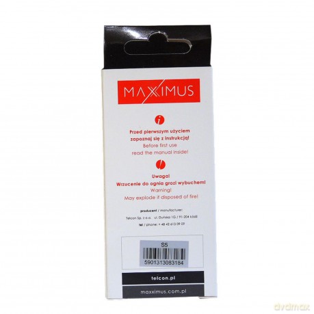 Bateria MAXXIMUS do SAMSUNGA G900 S5 3000mAh