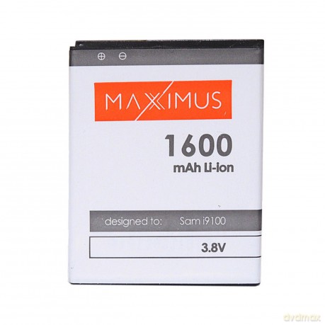 Bateria MAXXIMUS do SAMSUNGA i9100 S2 1600mAh