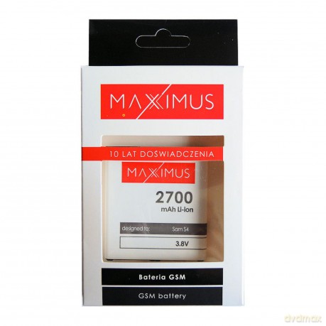 Bateria MAXXIMUS do SAMSUNGA i9500 S4 2700mAh