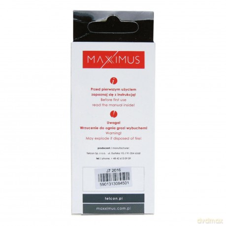 Bateria MAXXIMUS do SAMSUNGA J710 J7 2016 3300 mAh