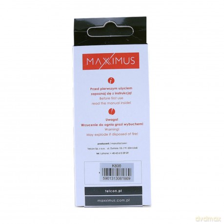 Bateria MAXXIMUS SONY ERICSSON K800, AINO, NAITE, SATIO, C702, K550, M600 1150mAh