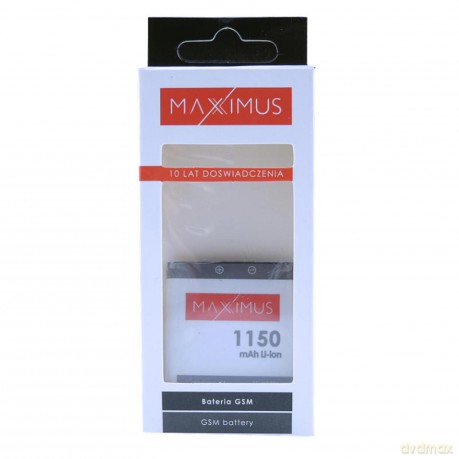 Bateria MAXXIMUS SONY ERICSSON K800, AINO, NAITE, SATIO, C702, K550, M600 1150mAh