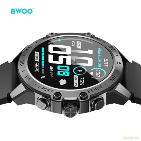 BWOO smartwatch WA-08 1,43 AMOLED czarny"
