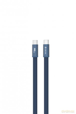 Devia Kabel Ultra3 USB-C PD 240 W, płaski, 1,5 m, niebieski