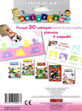 Naklejki dla maluchów. Kocięta (koperta) [KSIĄŻKA]