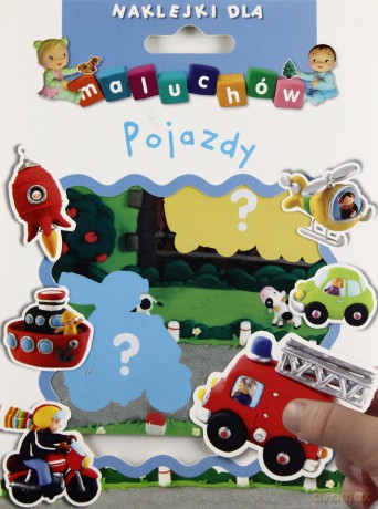 Naklejki dla maluchów. Pojazdy (koperta) [KSIĄŻKA]