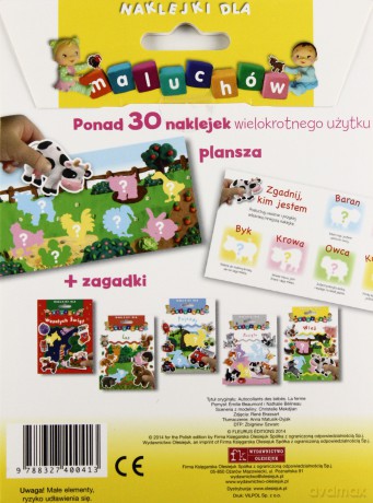 Naklejki dla maluchów. Wieś (koperta) [KSIĄŻKA]
