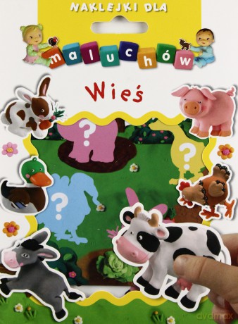 Naklejki dla maluchów. Wieś (koperta) [KSIĄŻKA]