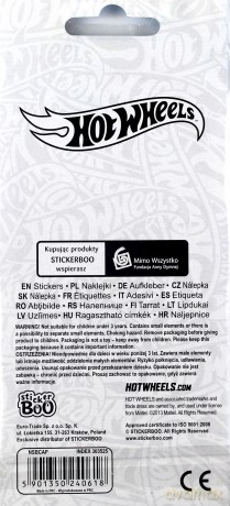 Naklejki Sticker BOO capsule Hot Wheels