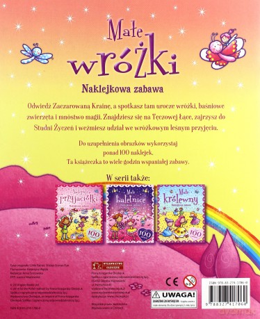 Naklejkowa zabawa. 100 Naklejek Małe Wróżki [KSIĄŻKA]