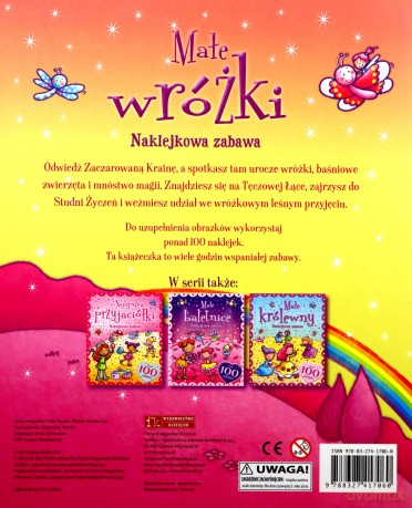 Naklejkowa zabawa. 100 Naklejek Małe Wróżki [KSIĄŻKA]