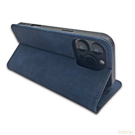 Etui Smart Suede do Xiaomi Redmi Note 15 Pro Plus 5G (EU) granatowe