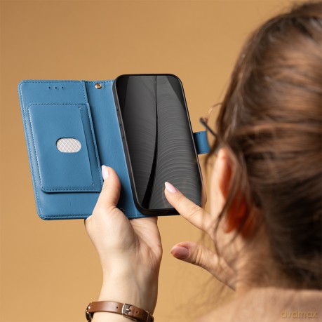 Etui Smart Triangle do Samsung Galaxy S25 FE niebieskie
