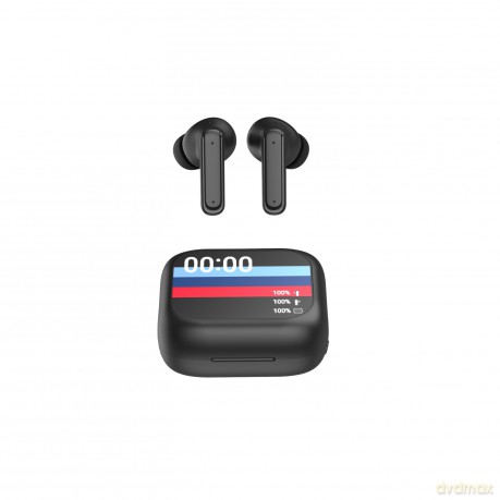Forever słuchawki Bluetooth z wyświetlaczem ANC + ANC TWSS-500 czarne