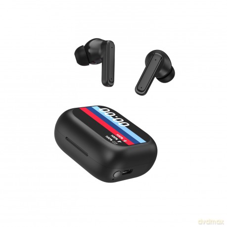 Forever słuchawki Bluetooth z wyświetlaczem ANC + ANC TWSS-500 czarne