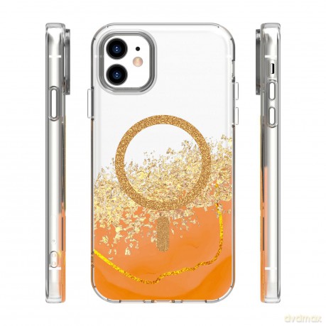 Nakładka Epoxy Mag do iPhone 11 pomarańczowa