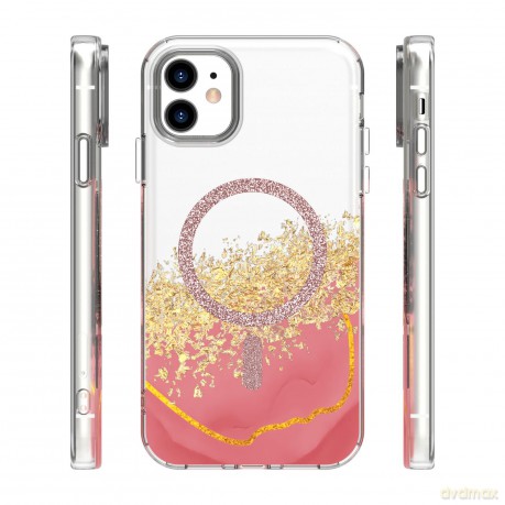 Nakładka Epoxy Mag do iPhone 11 różowa