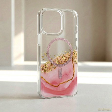 Nakładka Epoxy Mag do iPhone 11 różowa